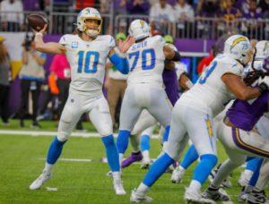 monday night football game : Cowboys versus Chargers